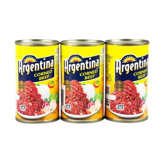 Picture of Argentina Corned Beef Value Pack 3x175gm