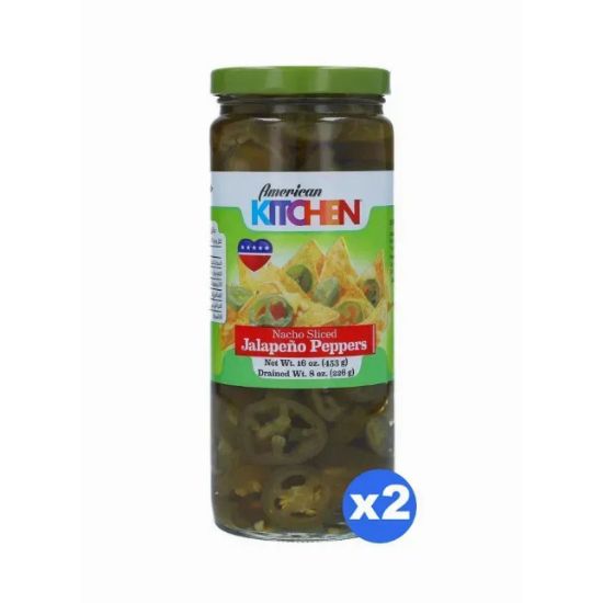 Picture of American Kitchen Jalapeno Sliced Peppers 2x16oz