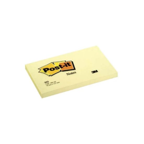 Picture of 3M Post It Pad Canary Yellow 12pc