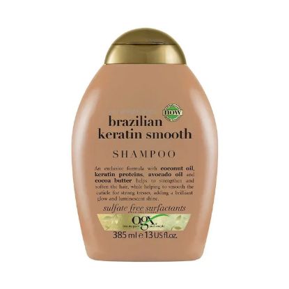 Picture of OGX Brazilian Keratin Smooth Straightening Shampoo 385ml