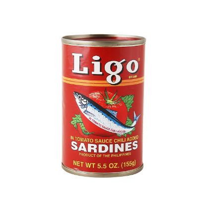 Picture of Ligo Sardines In Tomato Sauce & Chili 155gm
