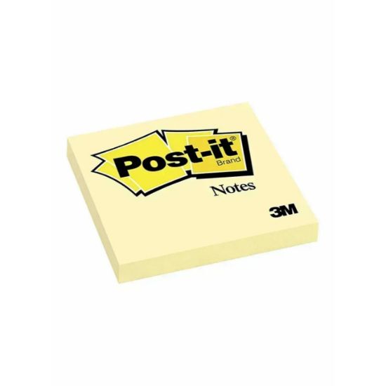Picture of Post It Pad Yellow 3x3 654 6pc