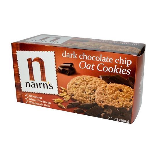 Picture of Nairn's Dark Chocolate Oat Cookies 200gm