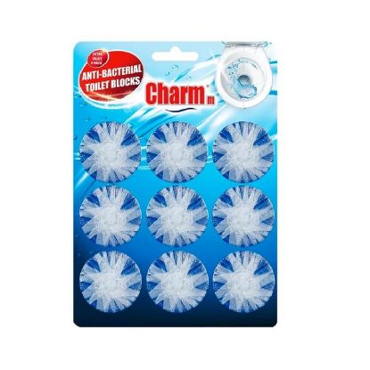Picture of Charmm Antibacterial Toilet Block Blue 9`s