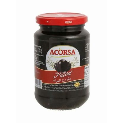 Picture of Acorsa Olives Black Pitted Jar 170gm