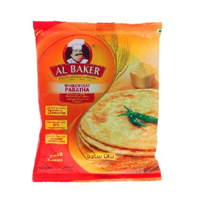 Picture of Al Baker Paratha Plain Whole Wheat 400gm