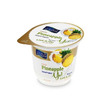 Picture of Al Rawabi Full Fat Pineapple Yoghurt, 130gm