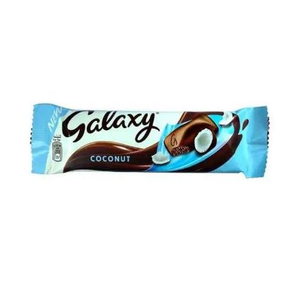 Picture of Galaxy Coconut Brittle Chocolate Bar 24pc