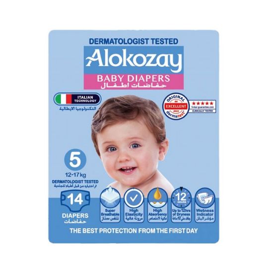 Picture of Alokozay Baby Diapers Size 5 14's