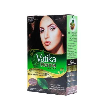 Picture of Dabur Vatika Henna Natural Brown 4 No Ammonia 10gm