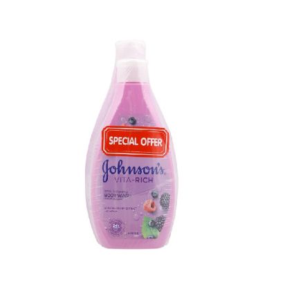 Picture of Johnson Baby Wash Raspberry Extract 400ml+250ml