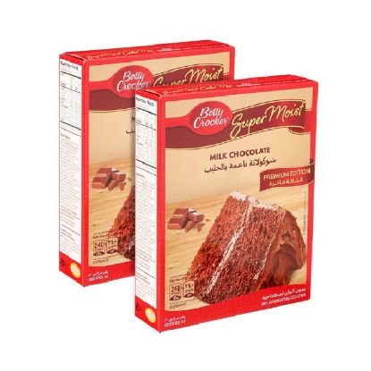 Picture of Betty Crocker Super Moist Milk Chocolate Mix 510g Pack of 2