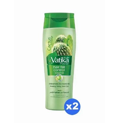 Picture of Dabur Vatika Shampoo Hair Fall Control Cactus & Gergir 2x400ml