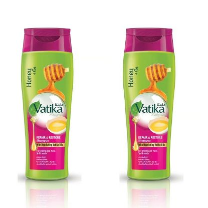 Picture of Dabur Vatika Shampoo Repair & Restore Honey & Egg 2x400ml