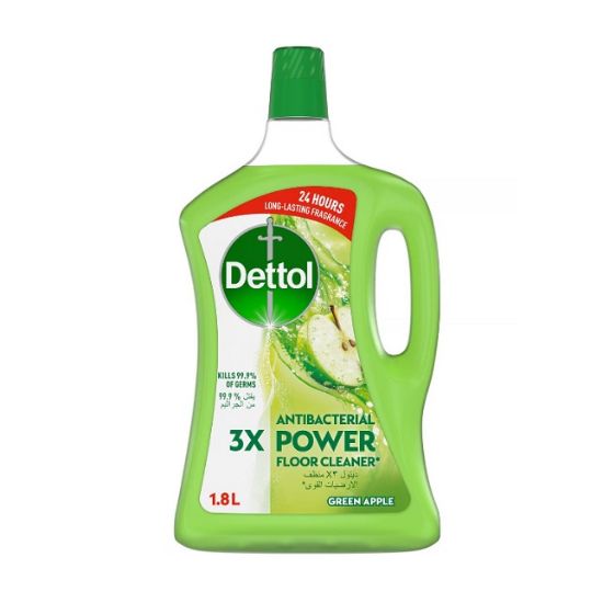 Picture of Dettol Antibacterial Floor Cleaner Green Apple 1.8ltr