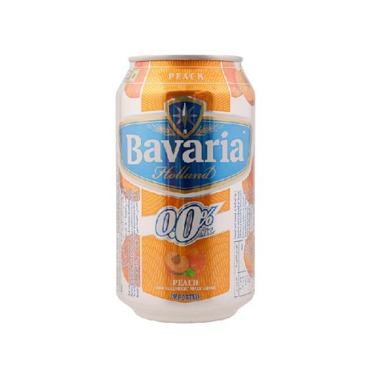 Picture of Bavaria Non-Alcoholic Peach Malt Drink 330ml