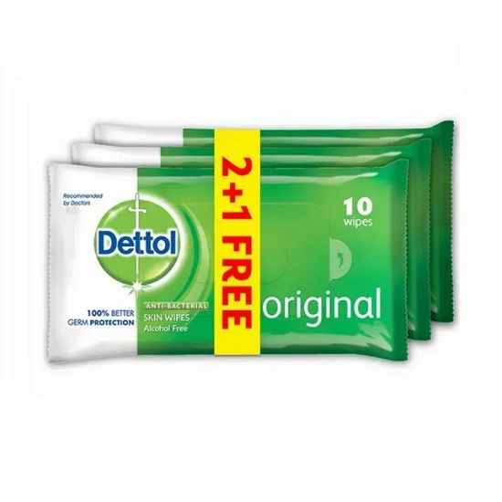 Picture of Dettol Original Wipes 3x10's