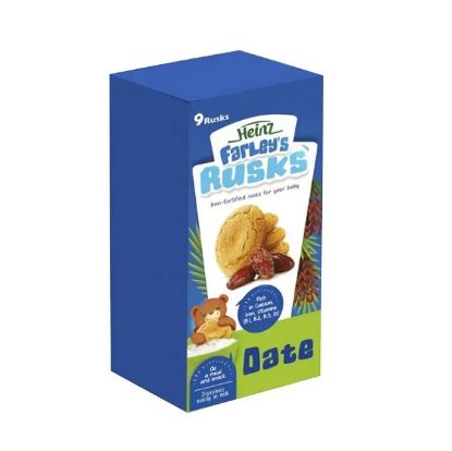 Picture of Heinz Farley's Baby Food 9 Dates Rusks From 6 Months With Calcium Iron Vitamins 150gm