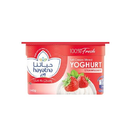 Picture of Hayatna Yoghurt Stirred Strawberry, 140gm
