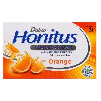 Picture of Dabur Honitus Herbal Lozenges Orange 24's 1Pack