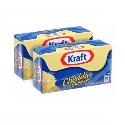 Picture of Kraft Cheese Block Cheddar, 2x250gm