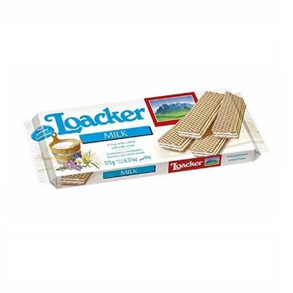 Picture of Loacker Milk Crispy Wafers No Trans Fats 175gm