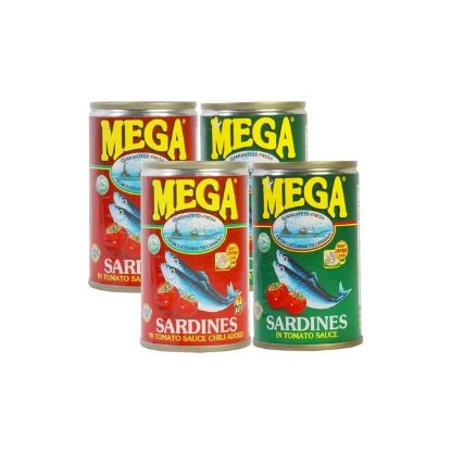Picture of Mega Sardines Assorted 4x155gm