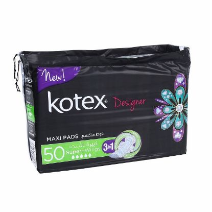 Picture of Kotex Maxi Pads Super Wings 50's