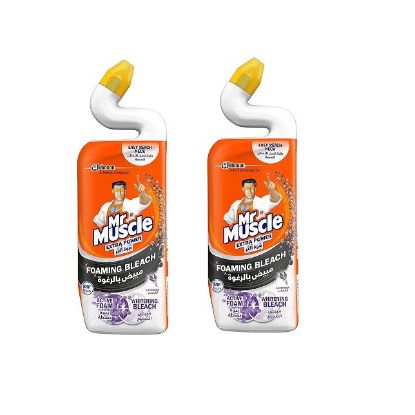 Picture of Mr.Muscle Toilet Cleaner Bleach Lavender 750ml, Pack of 2