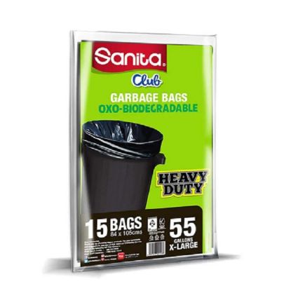 Picture of Sanita Club Garbage Bag 55gallon 15bags
