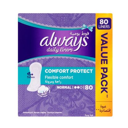 Picture of Always Daily Liners Comfort Protect Normal 80'S