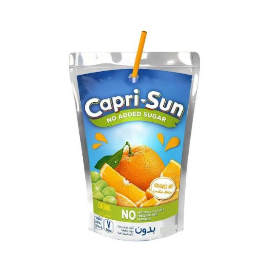 Picture of Capri Sun No Added Sugar Orange Juice Drink (10x200ml)