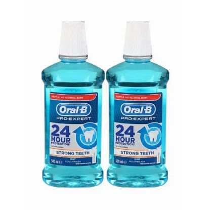 Picture of Oral-B Mouthwash for Strong Teeth (2x500ml)