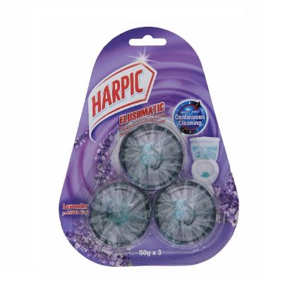 Picture of Harpic Flushmatic Lavender 50gm, Pack of 3