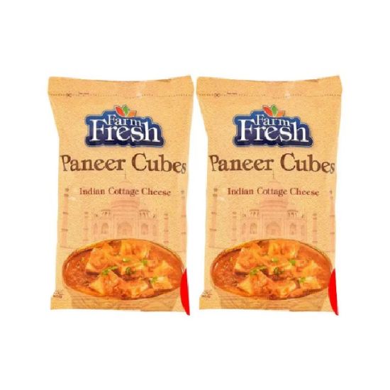 Picture of Farm Fresh Paneer Cubes 2X200gm