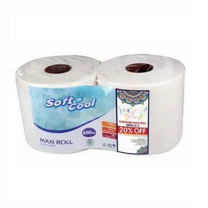 Picture of Soft N Cool Maxi Roll 1Ply 2x300M 2's