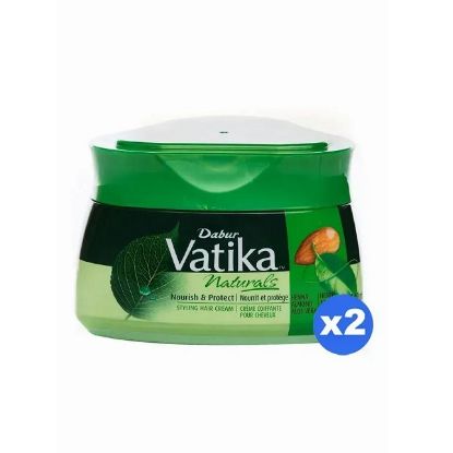 Picture of Dabur Vatika Hair Styling Cream Nourish & Protect 2x140ml
