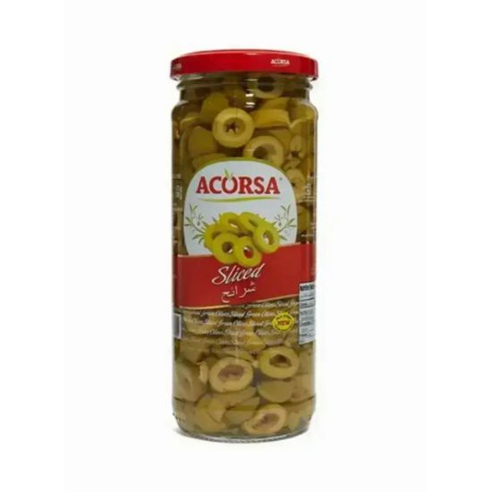 Picture of Acorsa Green Olives Sliced 230gm