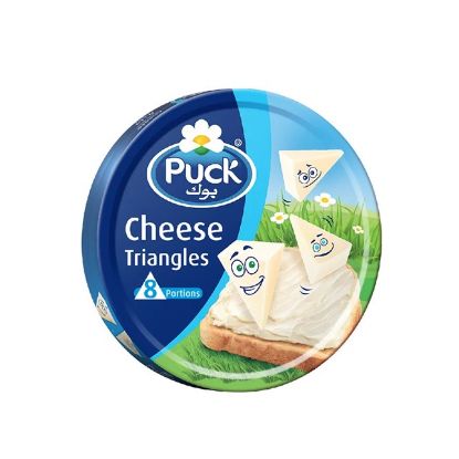 Picture of Puck Cheese Triangles 8's  120gm