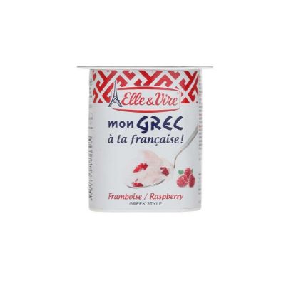 Picture of Elle & Vire Mon Grec Framboise Raspberry Greek Style, 125gm