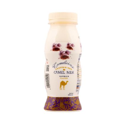 Picture of Camelicious Pasteurized Camel Milk Saffron Flavor, 250ml