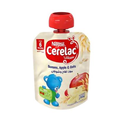 Picture of Cerelac Baby Fruit Raspberry Pear Banana Oats Puree 90gm