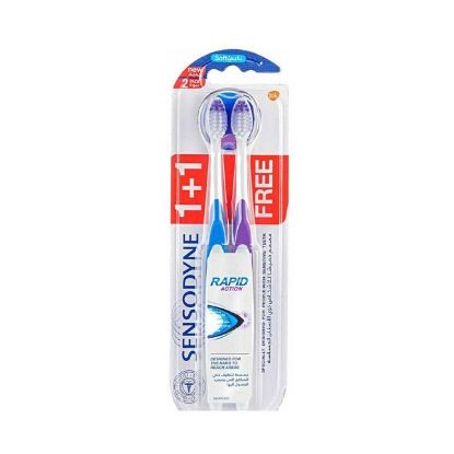 Picture of Sensodyne Toothbrush Rapid Action Soft 1+1pc