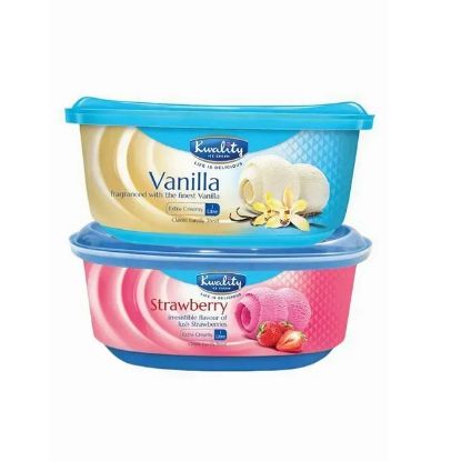Picture of Kwality Ice Cream Assorted Strawberry 2X1ltr