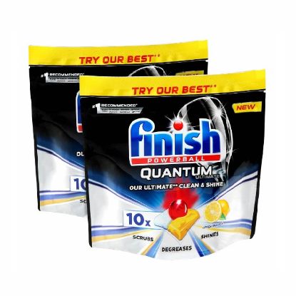 Picture of Finish Dishwasher Tablet Quantum Powerball 2x10's