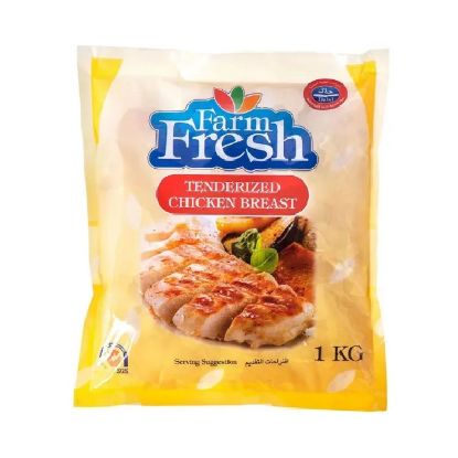 Picture of Farm Fresh Frozen Tenderized Chicken Breast Boneless & Skinless 1kg