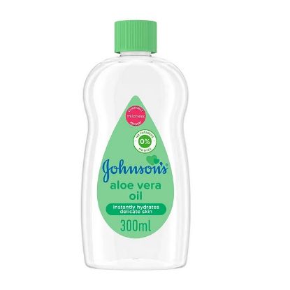 Picture of Johnson's Baby Aloe Vera Oil Instantly Hydrates Dry Skin 300ml