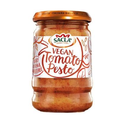 Picture of Sacla Italia Vegan Tomato Pesto Gluten Free 190gm