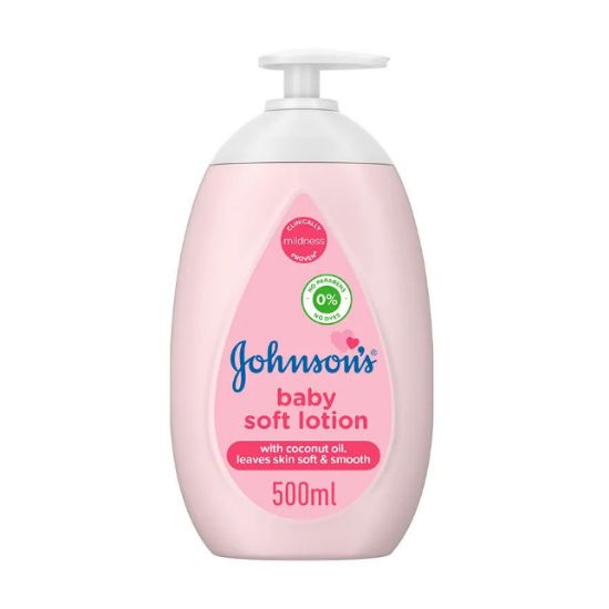 Picture of Johnson's Baby Soft Lotion With Coconut Oil 500ml