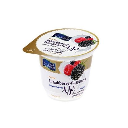 Picture of Al Rawabi Full Fat Blackberry & Raspberry Yoghurt, 130gm